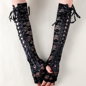Black Lace Sleeves